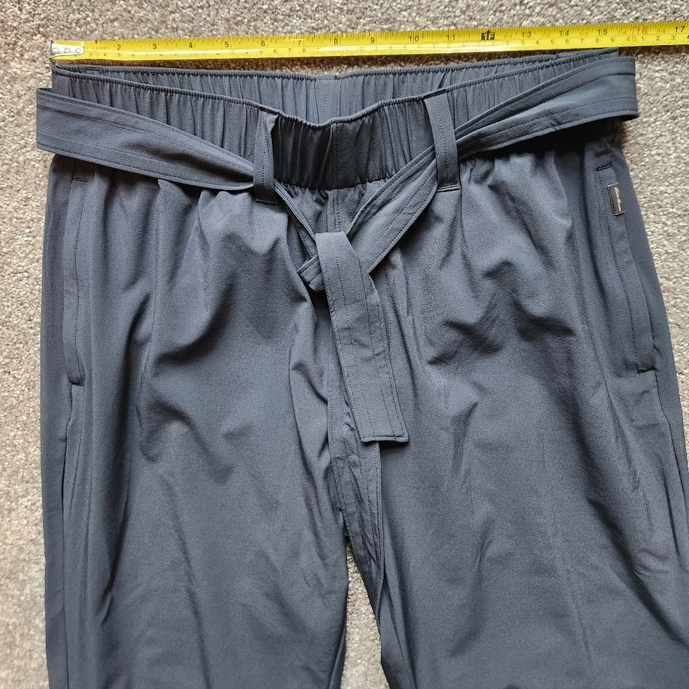 Eddie Bauer Blue / Gray Belted Travel Pant